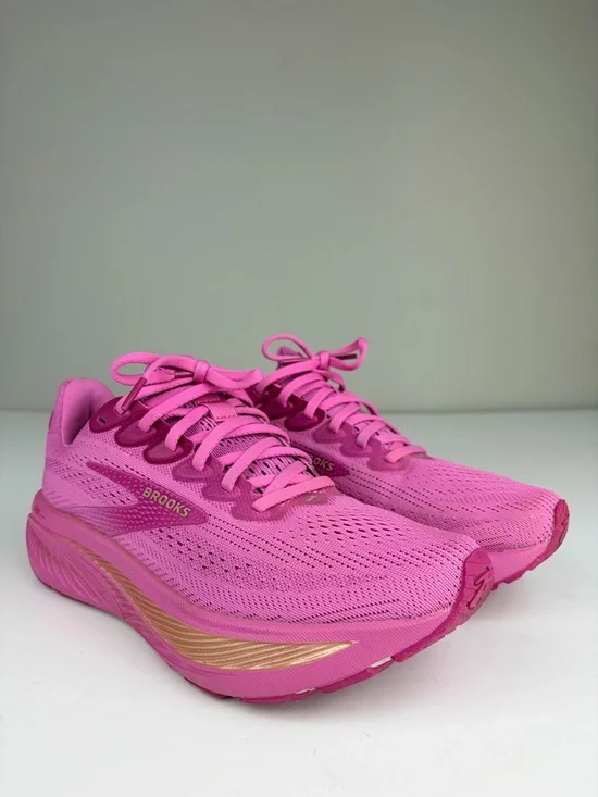 Brooks Ghost 17 Running Shoes Pink Gold Women’s Size 9 B - Picture 2 of 13